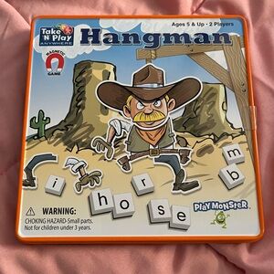 Orange Cowboy Puzzle Game Western Theme